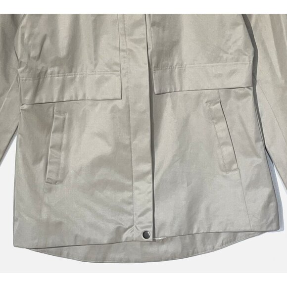 New Official NFL Super Bowl LIX Staff Anorak Beige Zip Hooded Jacket - Picture 10 of 14